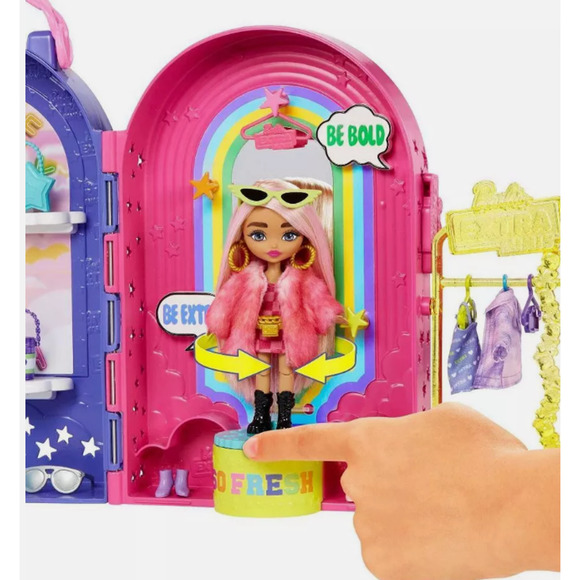 Barbie Extra Minis Boutique Set 15+ Pc Fashion Display NWT - Picture 6 of 7